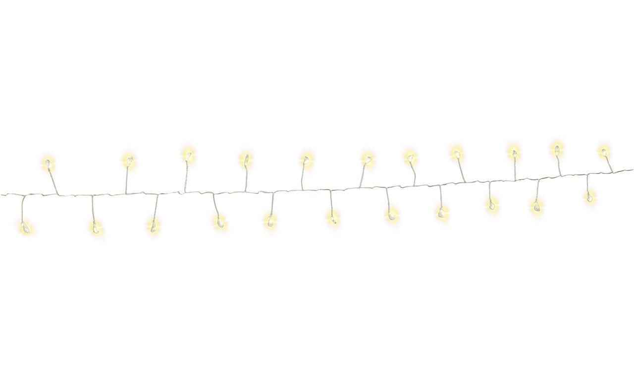50er LED catena di luci a grappolo di filo d'argento 50er LED catena di luci a grappolo di filo d'argento